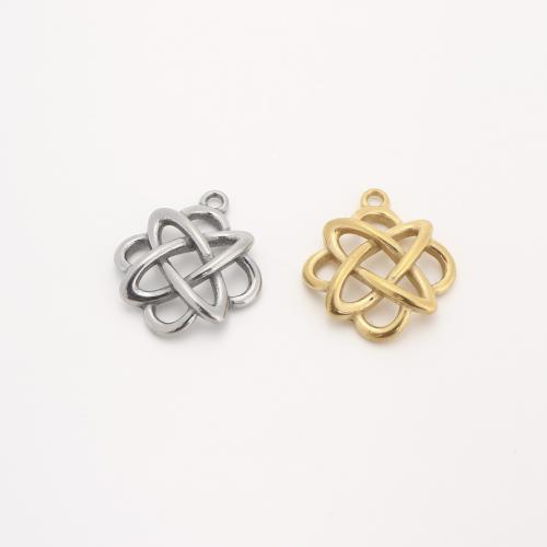 Stainless Steel Hollow Pendant, 304 Stainless Steel, Vacuum Ion Plating, DIY 