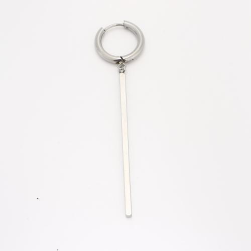 Boucle d'oreille goutte inox, Acier inoxydable 304, bijoux de mode & pour femme, couleur originale Vendu par PC