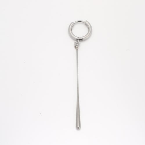 Boucle d'oreille goutte inox, Acier inoxydable 304, bijoux de mode & pour femme, couleur originale Vendu par PC