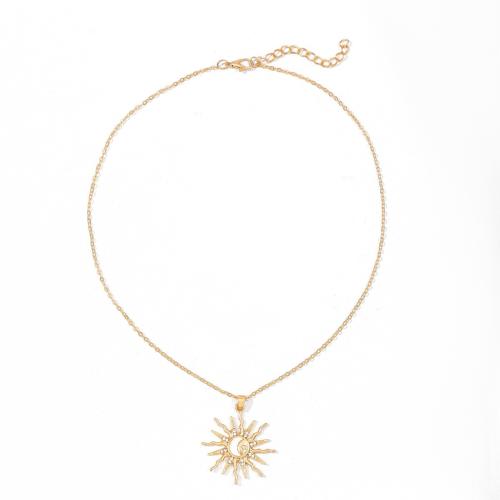 Zink Legierung Straßkette, Zinklegierung, plattiert, Modeschmuck & für Frau & mit Strass, keine, verkauft von PC