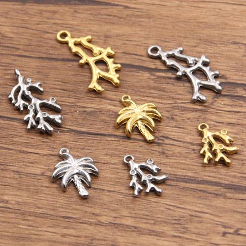 Pendentifs en acier inoxydable, Acier inoxydable 304, Placage, DIY & styles différents pour le choix, plus de couleurs à choisir Vendu par sac