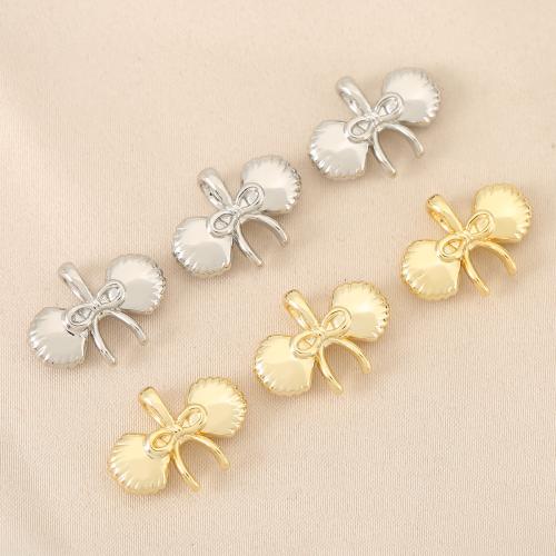 Bijoux pendentifs en laiton, Noeud papillon, Placage, DIY, plus de couleurs à choisir Vendu par sac