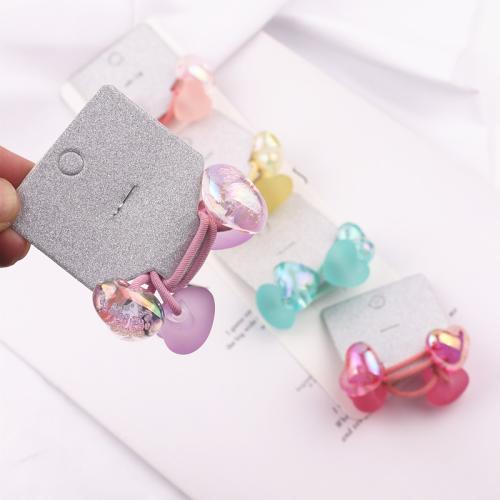 Support de queue de cheval, Acrylique, bijoux de mode, plus de couleurs à choisir, Vendu par paire