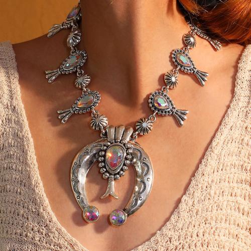 Zink Legierung Straßkette, Strass, mit Zinklegierung, Modeschmuck, keine, verkauft von PC