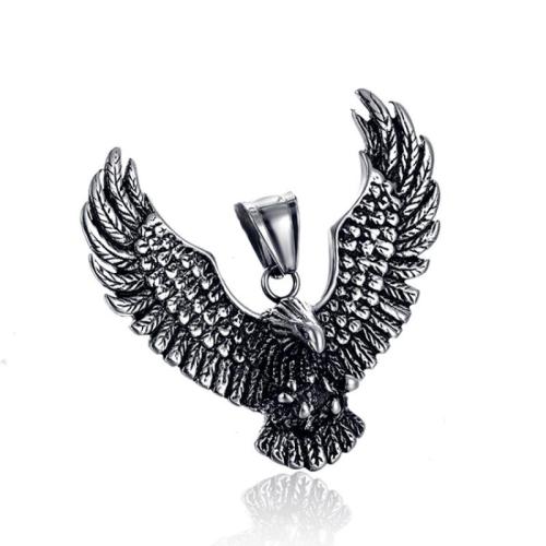 Titanium Steel Pendants, eagle, plated, vintage & DIY 