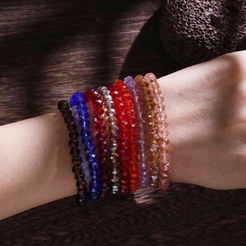 Bracelets de cristal, bijoux de mode, plus de couleurs à choisir é, Vendu par fixé