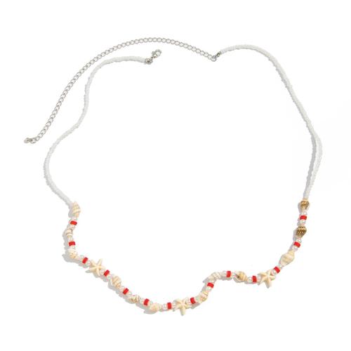 Cinturón decorativo de zinc aleación, Seedbead, con Arcilla polimero & Nácar & Perlas plásticas & Acrílico, Joyería & para mujer, más colores para la opción, Vendido por UD
