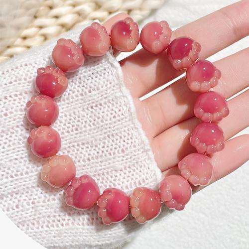 Bodhi racine bracelet, avec alliage de zinc, Griffe, unisexe & styles différents pour le choix, beads length 12-13mm Environ 7 pouce, Vendu par PC