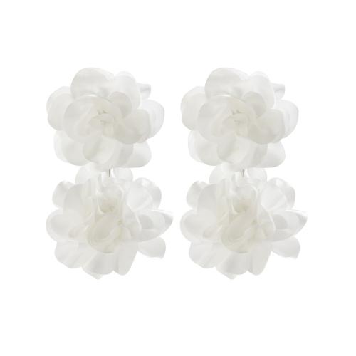 Bijoux boucle d'oreille a la mode, tissu, Placage, bijoux de mode & pour femme, plus de couleurs à choisir Vendu par paire