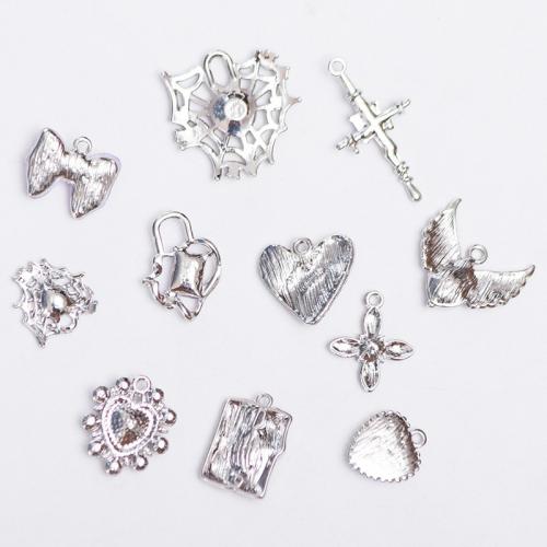 alliage de zinc Pendentif, Placage, DIY & avec strass Vendu par sac