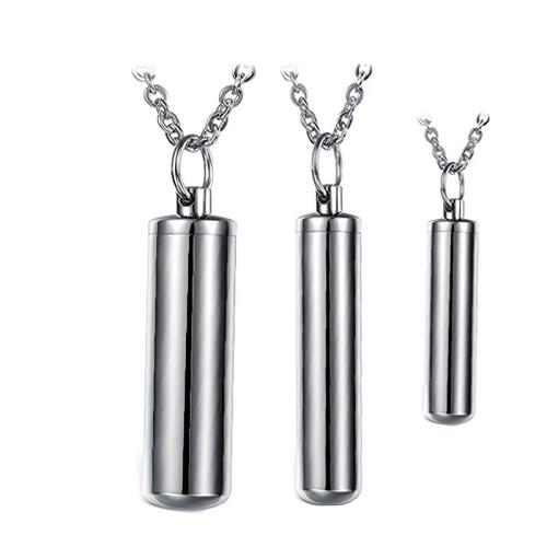 チタン鋼 骨つぼ棺ペンダント, 洗練されました。, DIY & 異なるサイズの選択, オリジナルカラー, 売り手 パソコン