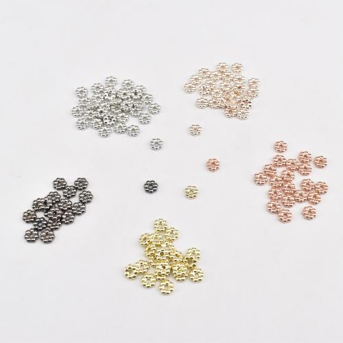 plastique revêtu de cuivre rondelle, flocon de neige, Placage, DIY & normes différentes pour le choix, plus de couleurs à choisir, Vendu par PC