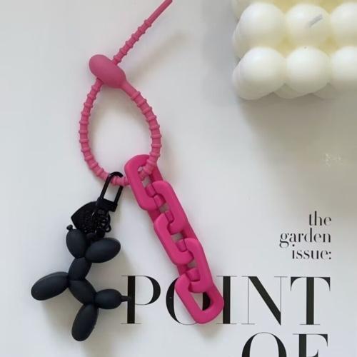 Resin Key Clasp, Dog, handmade, Unisex 150mm 