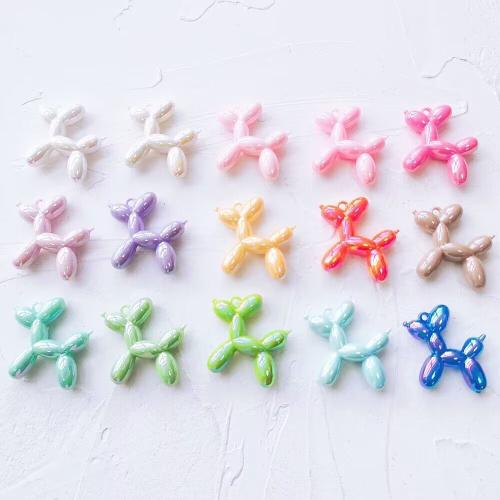 résine Pendentif, chien, Placage, DIY & unisexe, plus de couleurs à choisir, 45mm, Vendu par PC