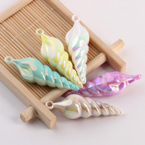 エナメルアクリルペンダント, アクリル, 巻貝, ゴールドメッキ, DIY, 無色, 売り手 パソコン