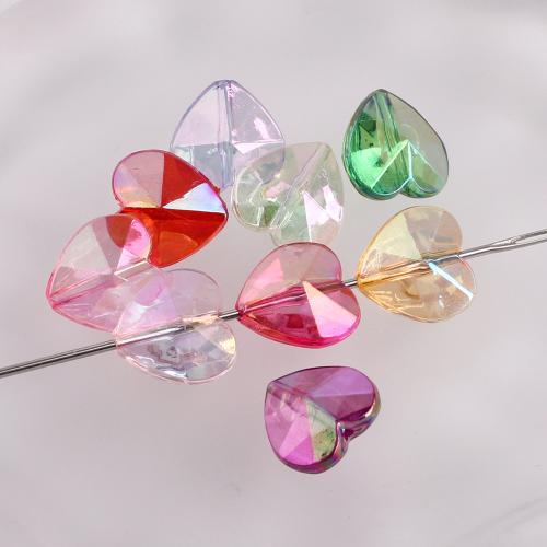 アクリル ビーズ, ハート形, カラフルメッキ, DIY & エナメル, 無色 売り手 パソコン