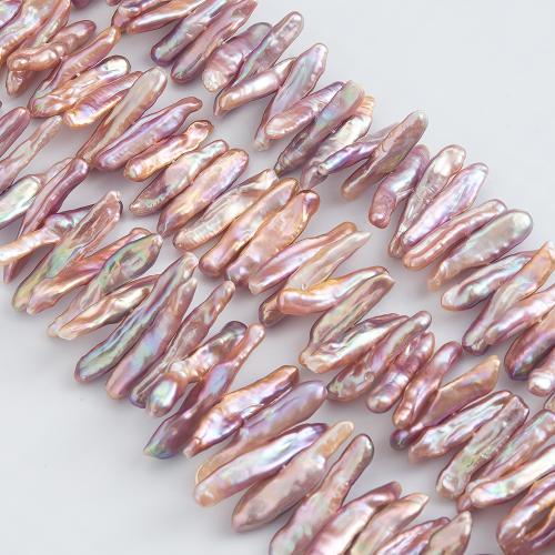 perle d'eau douce cultivée goutte, Pipa, DIY, violet Vendu par brin