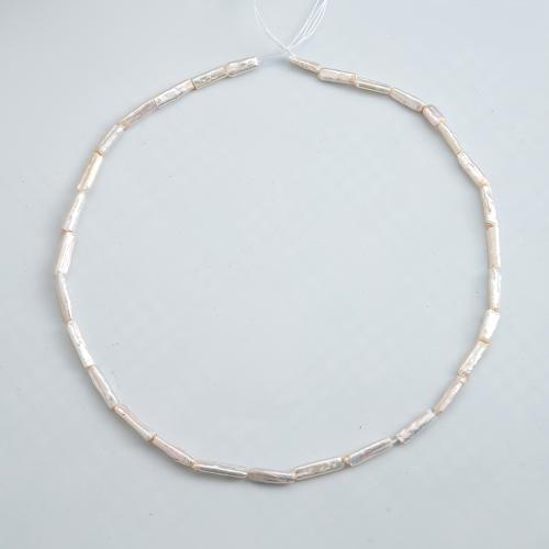 Perles de nacre de culture d'eau douce Biwa, perle d'eau douce cultivée, Pipa, DIY, blanc Vendu par brin