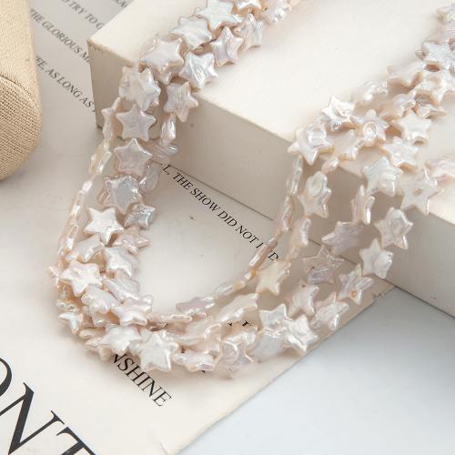 perle d'eau douce cultivée goutte, étoile, DIY, blanc Vendu par brin