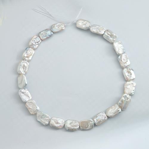 perle d'eau douce cultivée goutte, cadre, DIY, blanc Vendu par brin[