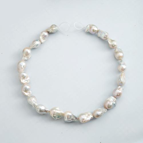 perle d'eau douce cultivée goutte, Irrégulière, DIY, blanc Vendu par brin[