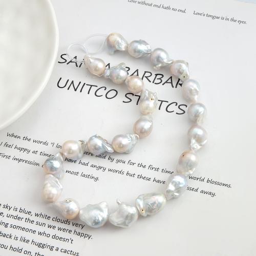 perle d'eau douce cultivée goutte, Baroque, DIY, blanc Vendu par brin[