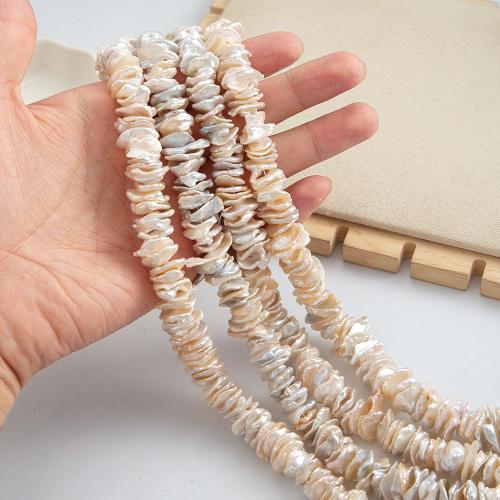 perle d'eau douce cultivée goutte, Irrégulière, DIY, blanc Vendu par brin[