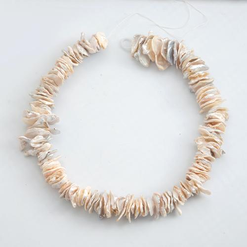 perle d'eau douce cultivée goutte, Irrégulière, DIY, blanc Vendu par brin[