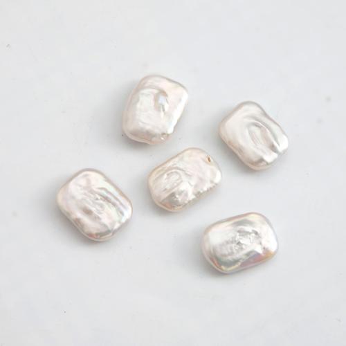 perle d'eau douce cultivée goutte, Irrégulière, aucun trou, blanc Vendu par PC