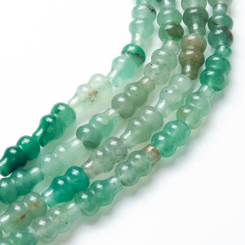 Grüner Aventurin Perle, Kalebasse, DIY, keine, 8x14mm, verkauft von Strang