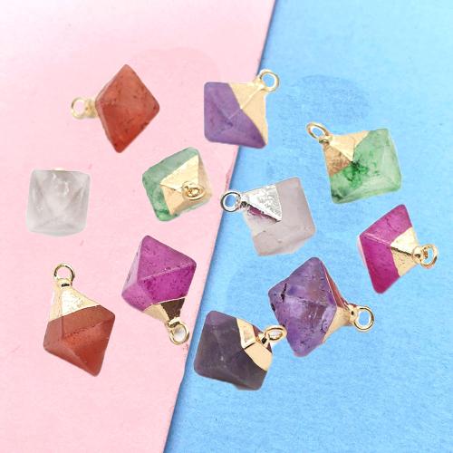 pierre gemme Pendentif, Losange, Placage, DIY, plus de couleurs à choisir Vendu par PC