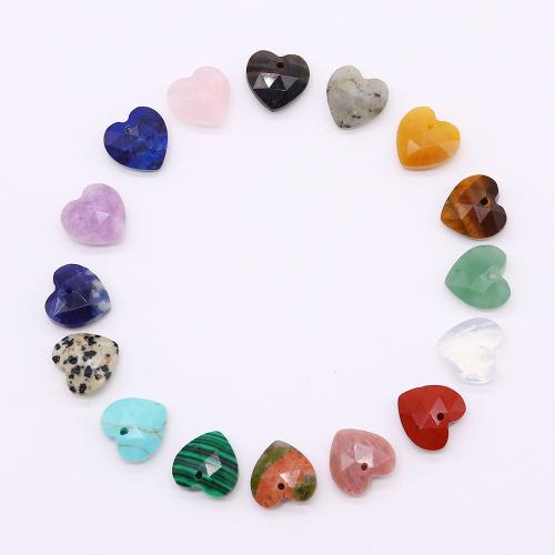 pierre gemme Pendentif, coeur, DIY, plus de couleurs à choisir Vendu par PC