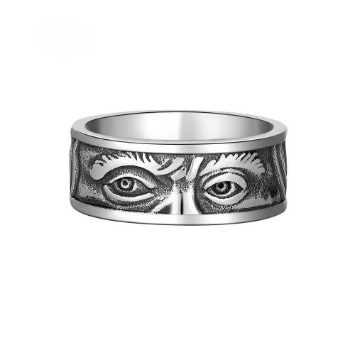 Acier inoxydable 304 bague, normes différentes pour le choix & pour homme & noircir, couleur originale Vendu par PC