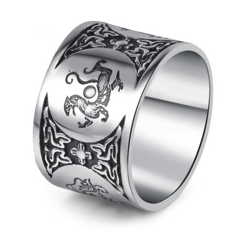 Acier inoxydable 304 bague, normes différentes pour le choix & pour homme & noircir, couleur originale Vendu par PC