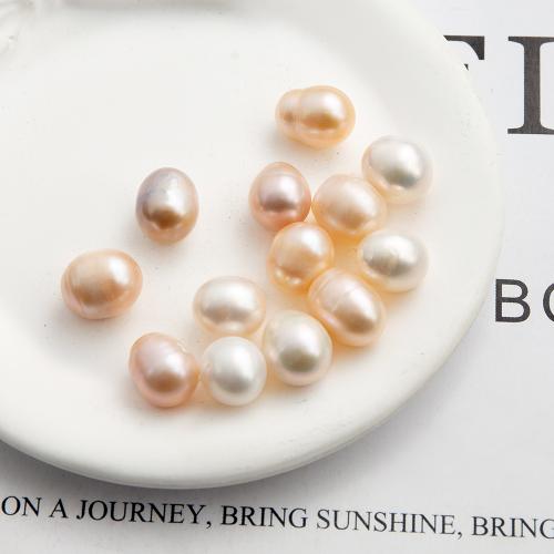 Perles nacres sans trou de culture d'eau douce, perle d'eau douce cultivée, pomme de terre, aucun trou, plus de couleurs à choisir Vendu par PC