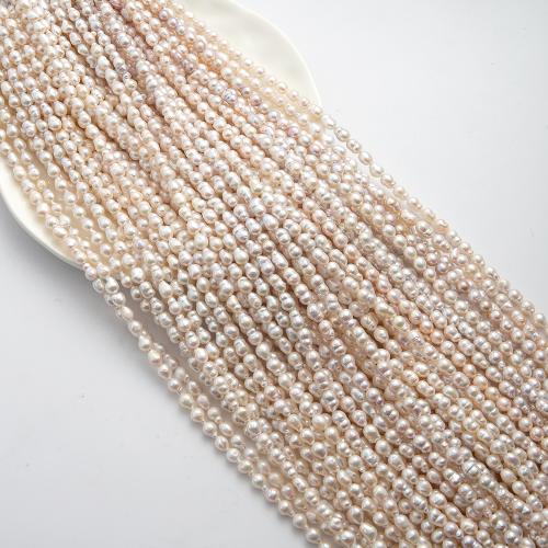 Perles nacres baroques de culture d'eau douce , perle d'eau douce cultivée, Irrégulière, DIY, blanc Vendu par PC