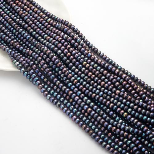 Perles de culture d'eau douce Keishi, perle d'eau douce cultivée, baroque, DIY, noire Vendu par PC