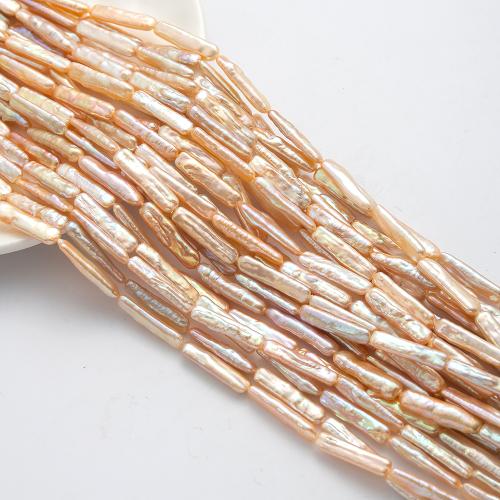 Perles de nacre de culture d'eau douce Biwa, perle d'eau douce cultivée, Pipa, DIY, rose Vendu par PC