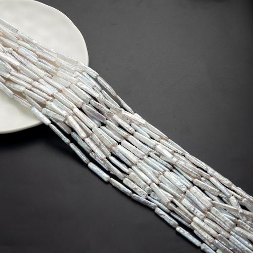Perles de nacre de culture d'eau douce Biwa, perle d'eau douce cultivée, Pipa, DIY, blanc Vendu par PC