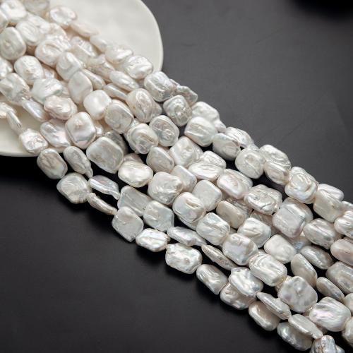 Perles nacres baroques de culture d'eau douce , perle d'eau douce cultivée, DIY, blanc Vendu par PC