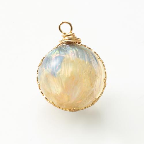 Pendentifs en Résine laiton , avec résine, Placage, DIY & autocollant époxyde, plus de couleurs à choisir Vendu par PC