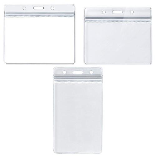 plastique PVC Titulaire de la carte, Portable & Anti-poussière & unisexe & styles différents pour le choix & imperméable, transparent, Vendu par PC