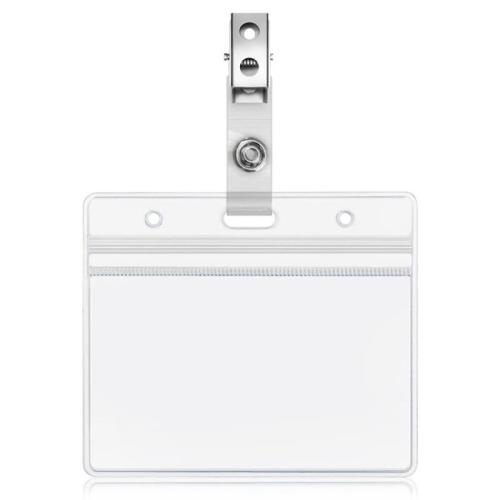 plastique PVC Titulaire de la carte, rectangle, Portable & Anti-poussière & unisexe & imperméable, transparent Vendu par sac