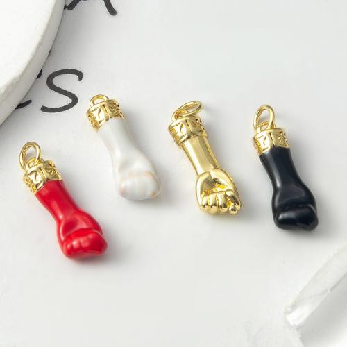 Pendentifs de Émail laiton , Placage, bijoux de mode & émail, plus de couleurs à choisir, protéger l'environnement, sans nickel, plomb et cadmium Vendu par PC