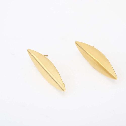 Arete de acero inoxidable , acero inoxidable 304, Joyería & para mujer, dorado, Vendido por Par