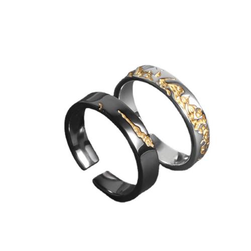 laiton Cuff Bague, Placage, réglable & pour homme, plus de couleurs à choisir Vendu par PC[