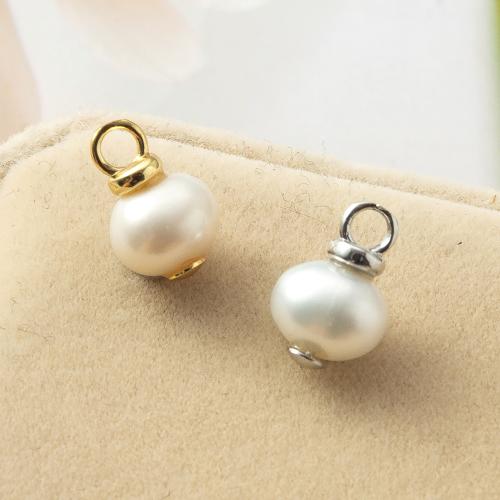 Bijoux pendentifs en laiton, avec perle de verre, Placage, bijoux de mode, plus de couleurs à choisir, protéger l'environnement, sans nickel, plomb et cadmium Vendu par PC