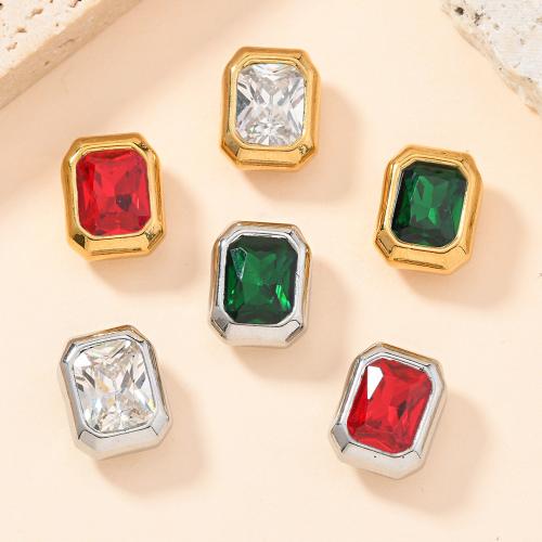 Pendentifs en strass argent , Acier inoxydable 304, avec strass, Placage, DIY, plus de couleurs à choisir, Vendu par PC