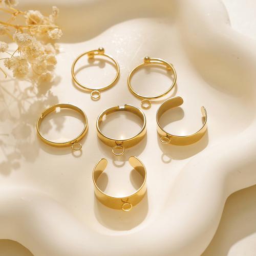 Pendentifs en acier inoxydable, Acier inoxydable 304, forme d'anneau, Placage, DIY, plus de couleurs à choisir Vendu par sac