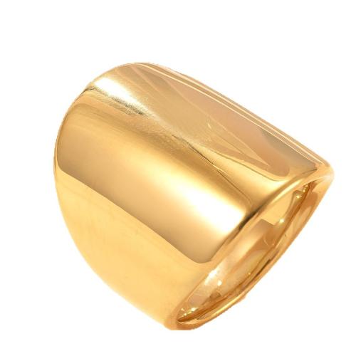 Stainless Steel Finger Ring, 304 Stainless Steel, plated, fashion jewelry & for man, golden 